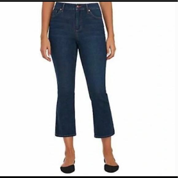 🔴 2 for $25 Chaps - mid rise crop kick size 4 - Picture 1 of 5